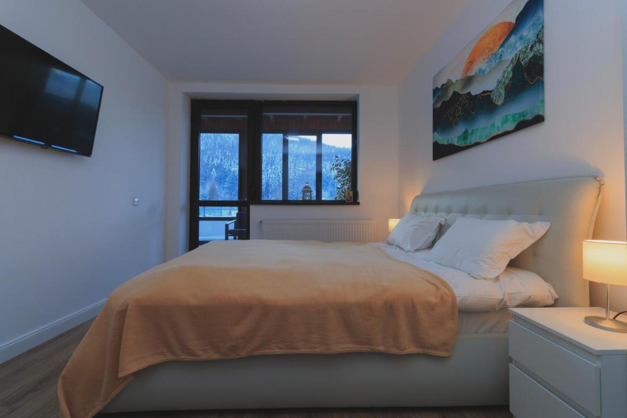 Best View Ap With Parking And 2 Bathrooms Sinaia Exteriör bild