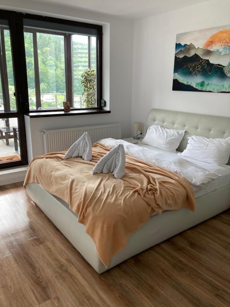 Best View Ap With Parking And 2 Bathrooms Sinaia Exteriör bild